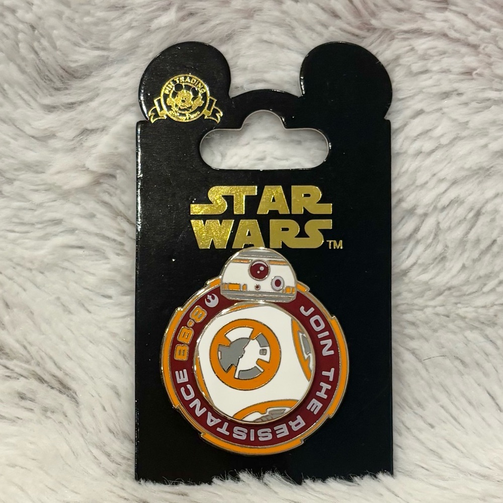 Disney Parks BB-8 Star Wars Spinner Trading Pin NEW